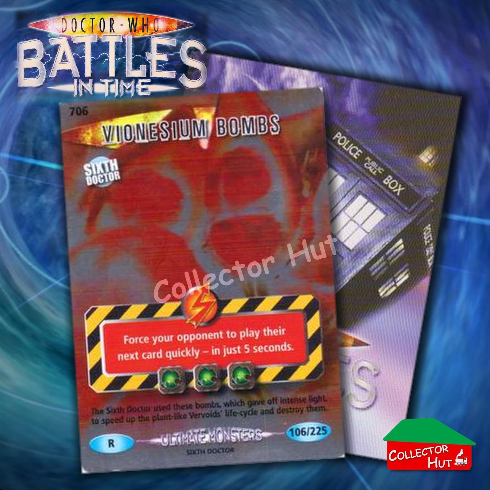 DOCTOR WHO Battles in Time #601-825 ULTIMATE MONSTERS RARE & COMMON Cards