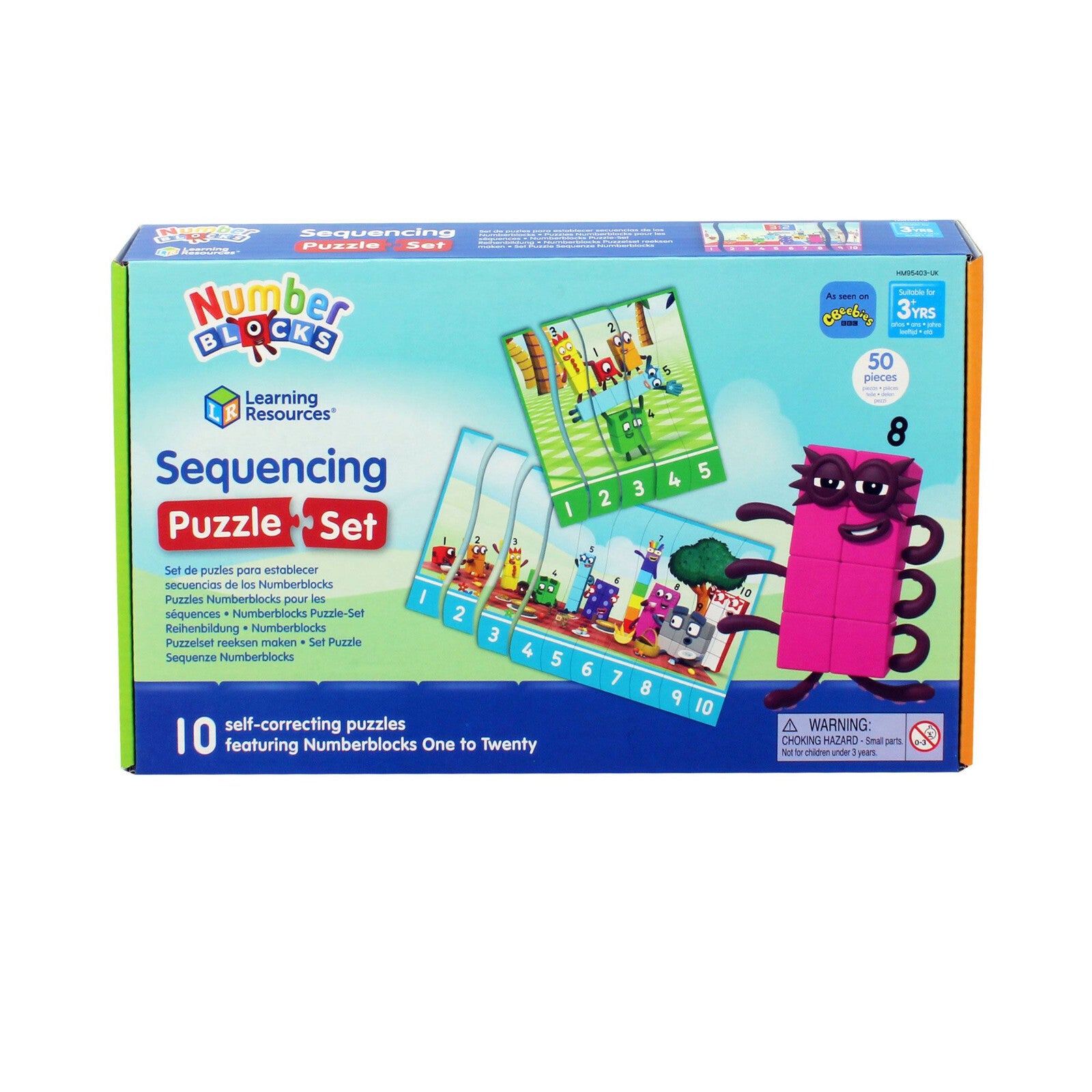 Numberblocks Educational Puzzle Game Sets CBeebies