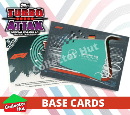 Topps Turbo Attax Formula 1 F1 2024 #1-166 Base Cards YOU CHOOSE