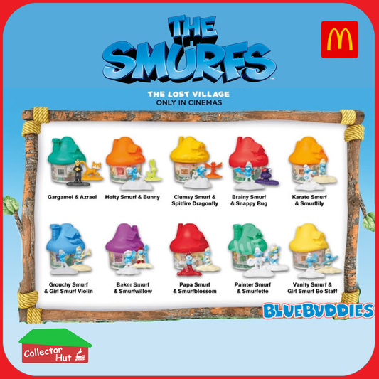 McDonald's Happy Meal Toys The Smurfs Lost Village (2017)