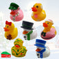 Novelty Rubber Ducks 5cm Assorted Christmas Characters Designs