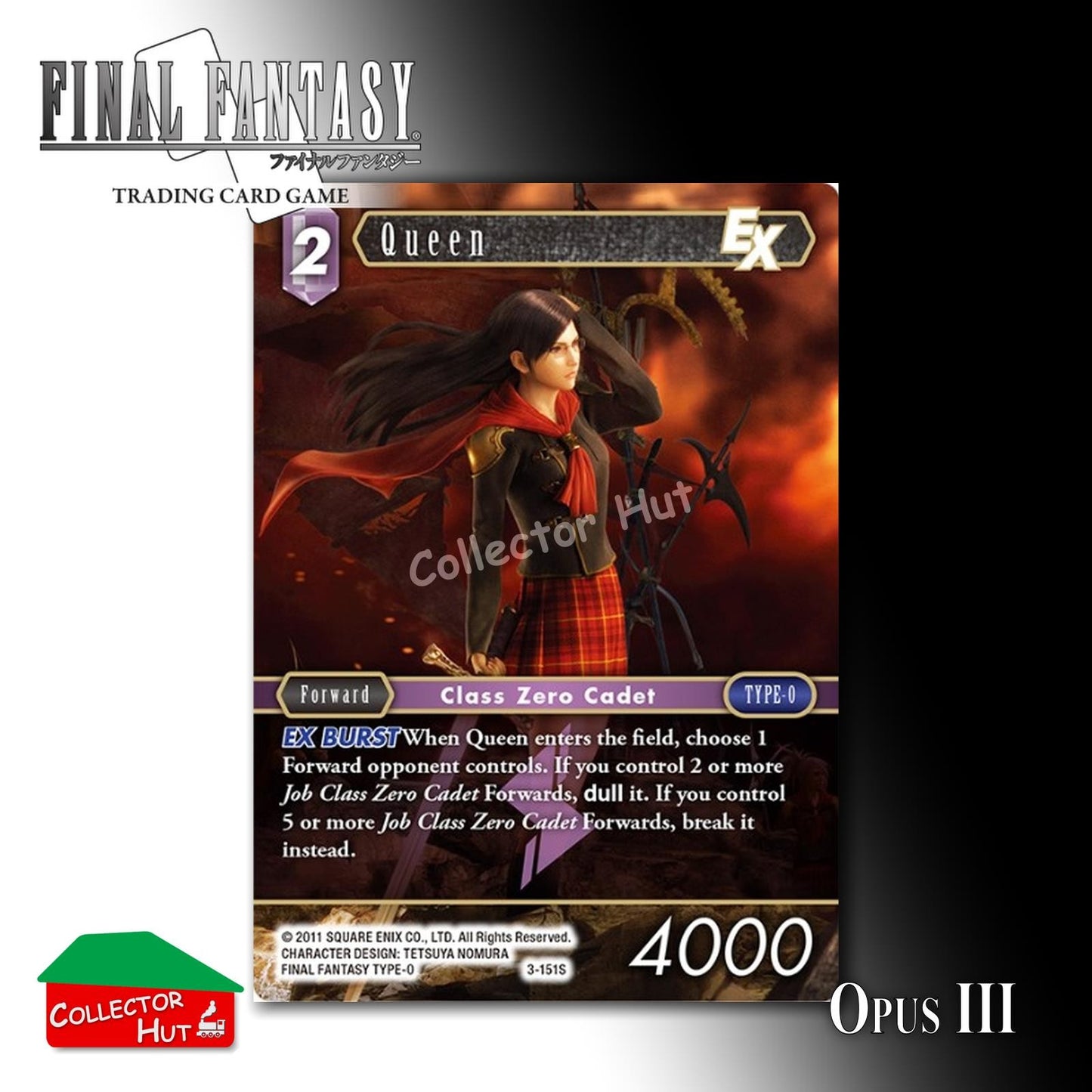 Final Fantasy Trading Card Game OPUS III 3 Singles You Choose