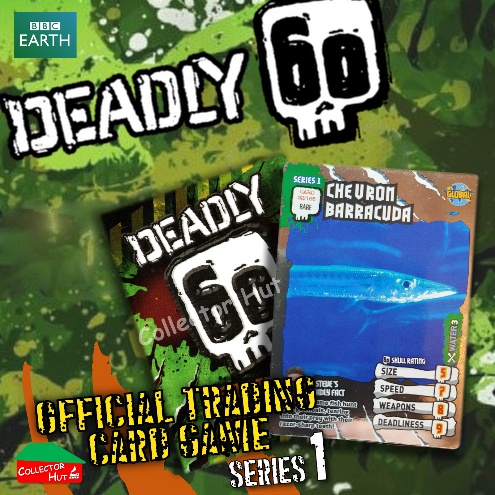 CBBC Deadly 60 Season 1, 2 & Wild FOIL RARE LIMITED Trading Cards