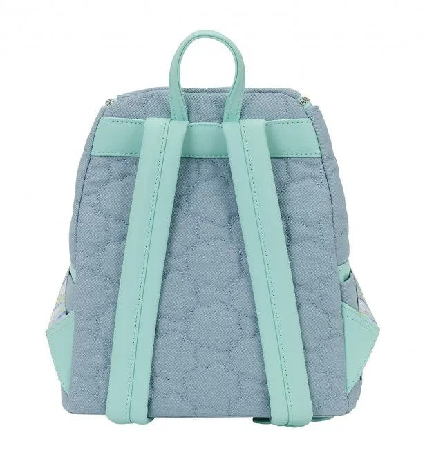 Loungefly Care Bears x Sesame Street Denim Mini Backpack