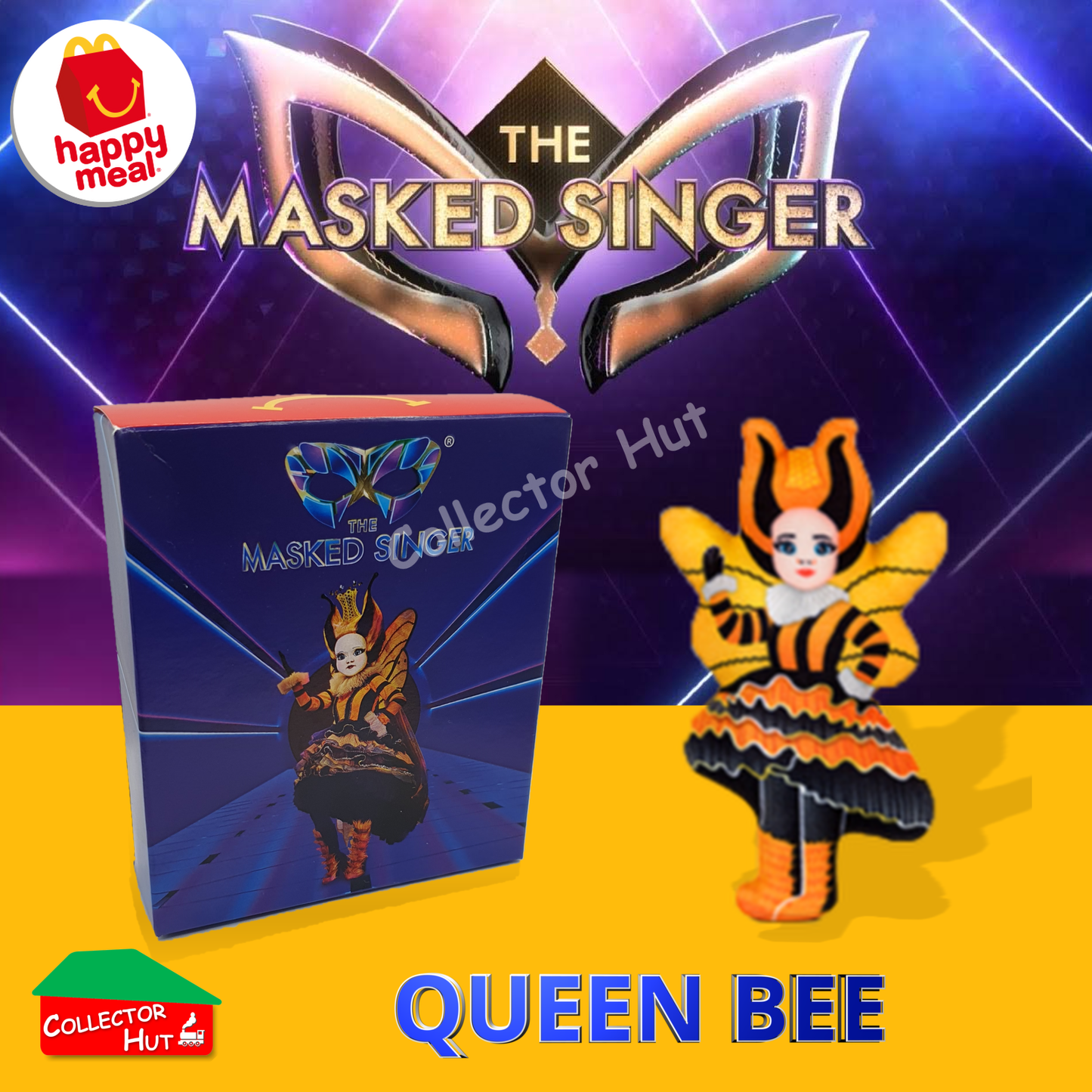 McDonalds Happy Meal The Masked Singer Plush Toys BOXED NEW