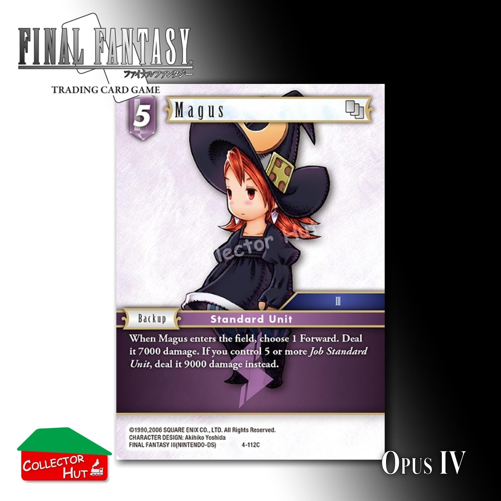 Final Fantasy Trading Card Game OPUS IV 4 Singles You Choose