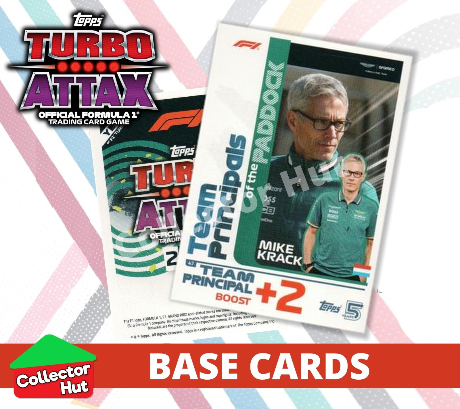 Topps Turbo Attax Formula 1 F1 2024 #1-166 Base Cards YOU CHOOSE