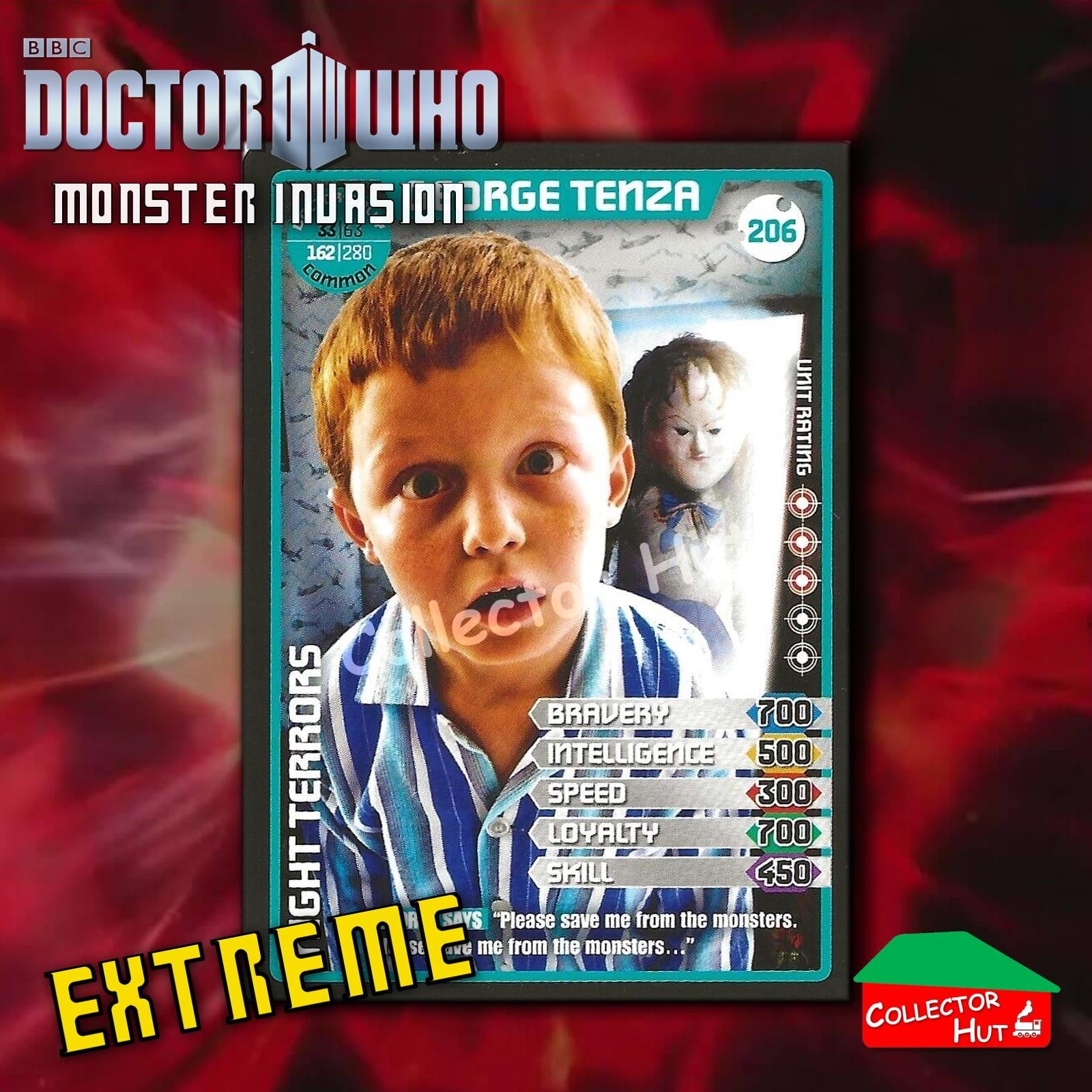 DOCTOR WHO Monster Invasion EXTREME Cards 166-344 New Fresh & Sleeved YOU CHOOSE