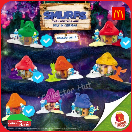 McDonald's Happy Meal Toys The Smurfs Lost Village (2017)
