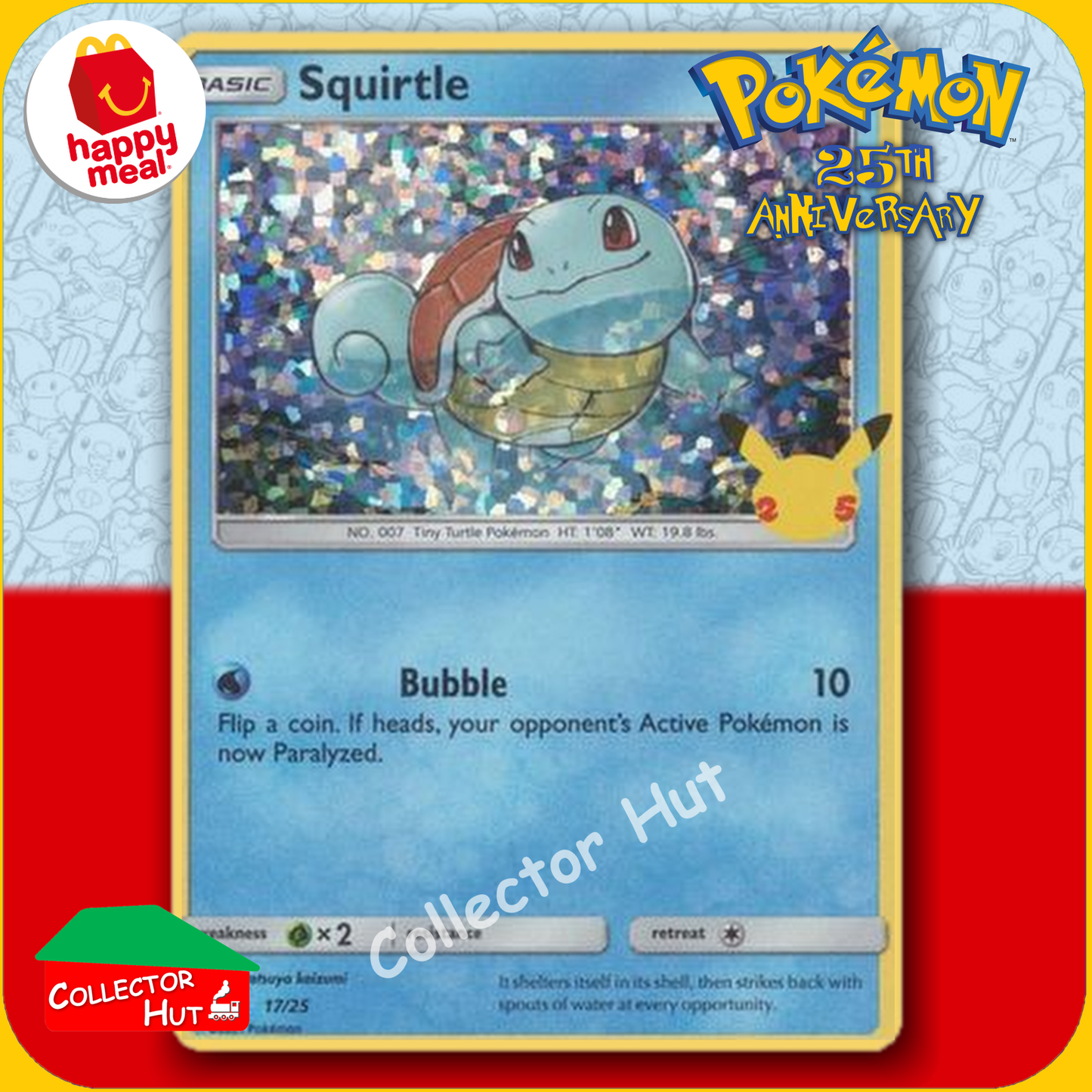 McDonald's Happy Meal 2021 Pokémon 25th Anniversary Trading Cards You Choose