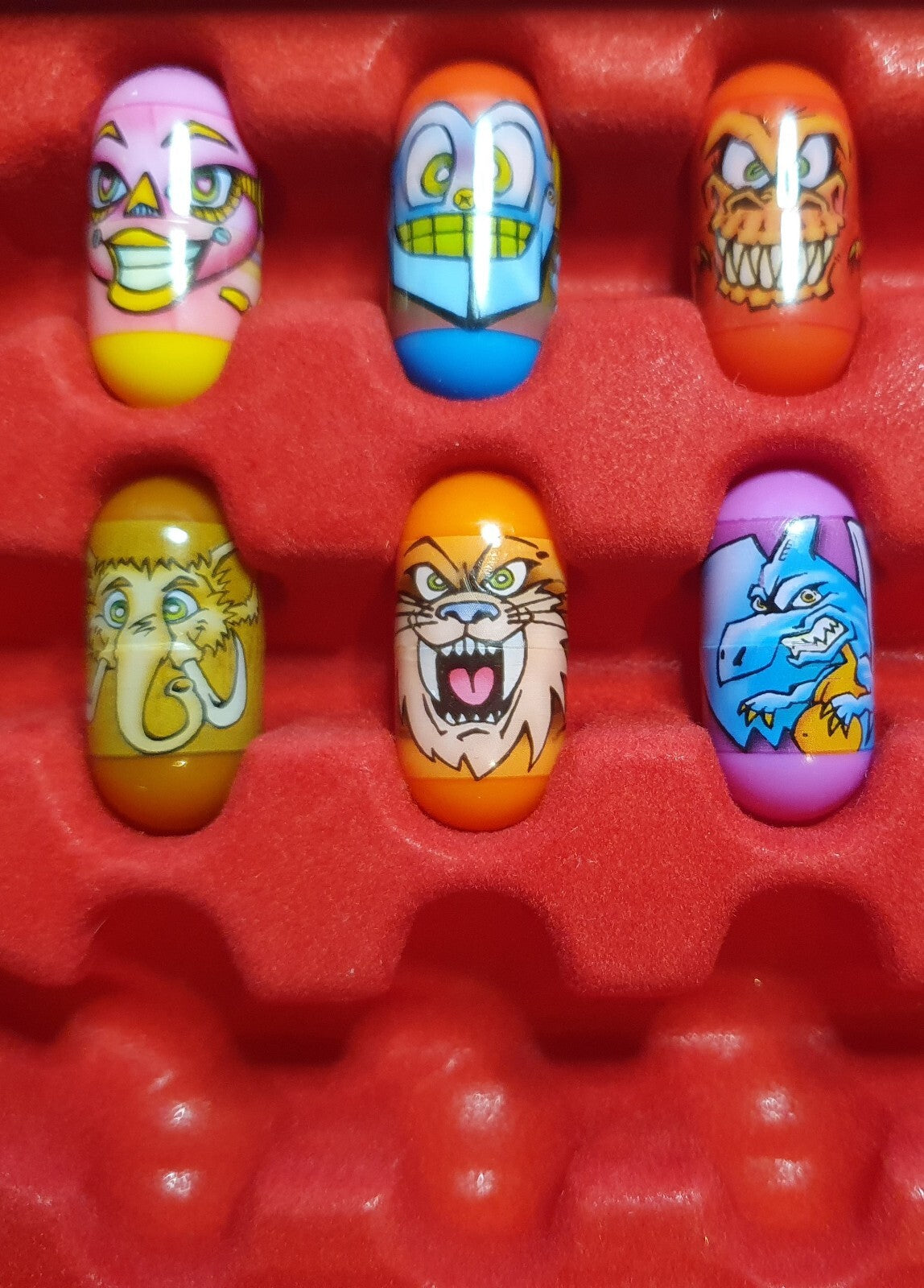 Mighty Beanz (2004) JA-RU Beans 1-36 & Rare COMPLETE BASE SET