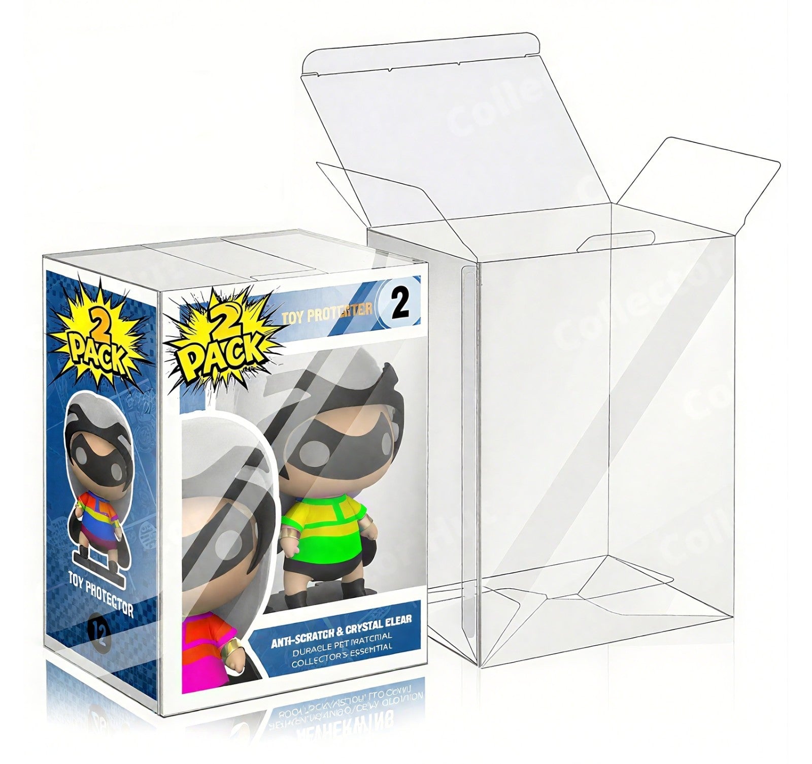 Funko Pop Protectors Clear Sleeve 4" Figures 5 Pack Multi Buy