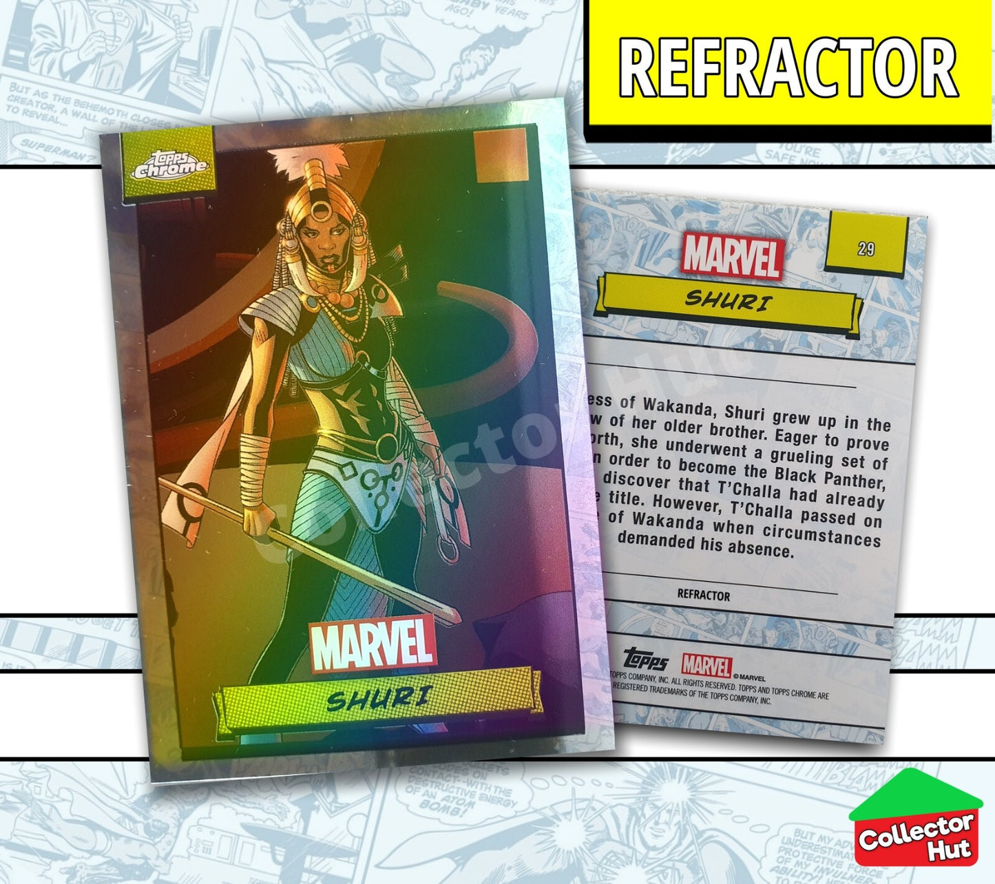 Marvel Topps Chrome 2024 REFRACTOR Card Collection YOU CHOOSE
