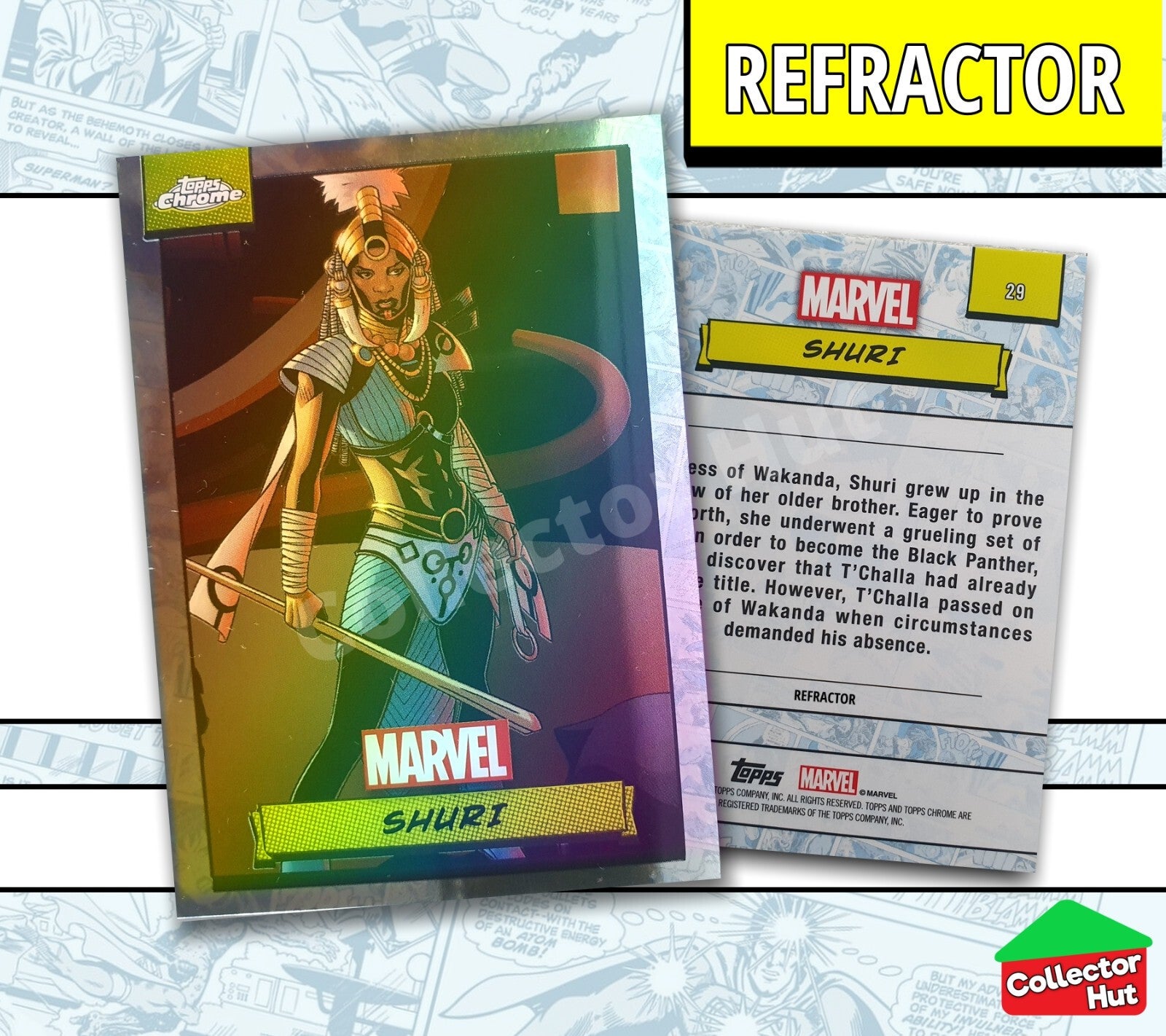 Marvel Topps Chrome 2024 REFRACTOR Card Collection YOU CHOOSE