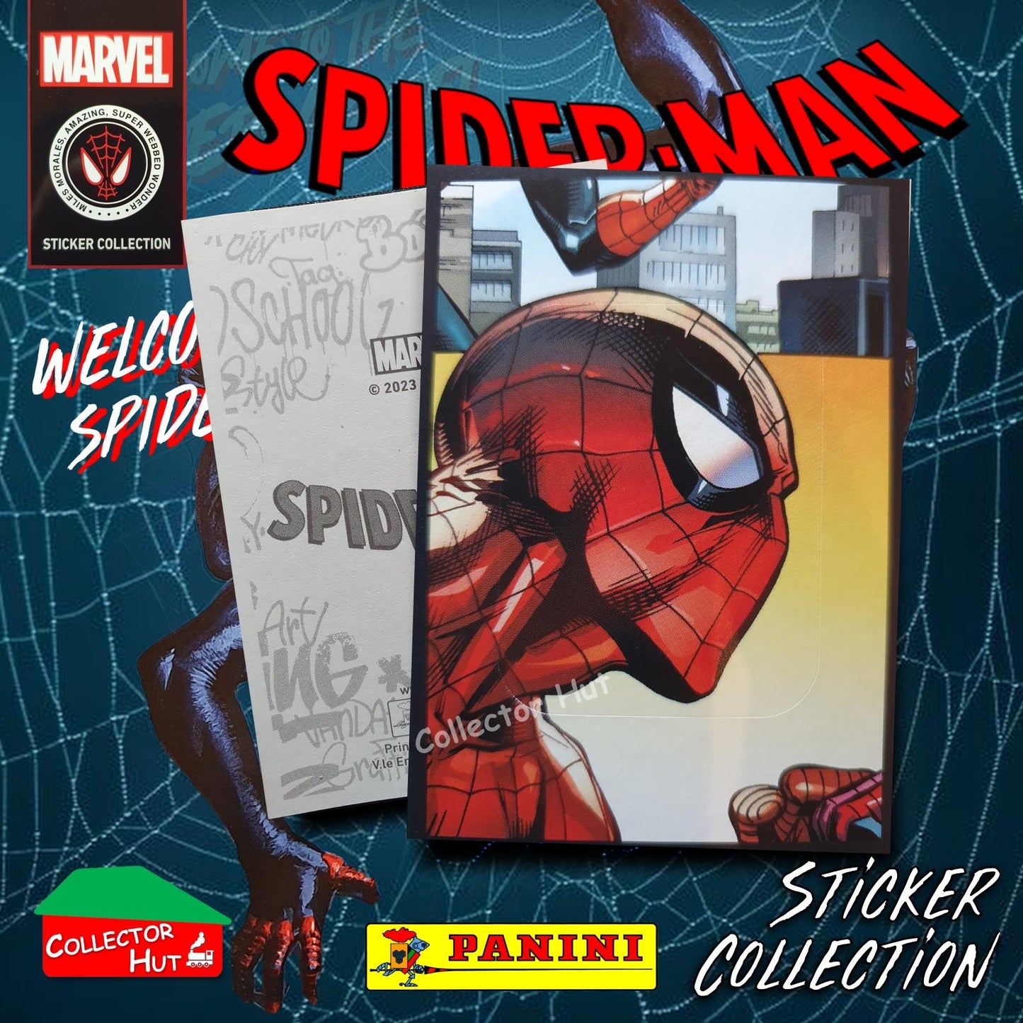 Panini Spider-Man Spider-Verse 2023 Collection Sticker Singles #1-163 & F1-30