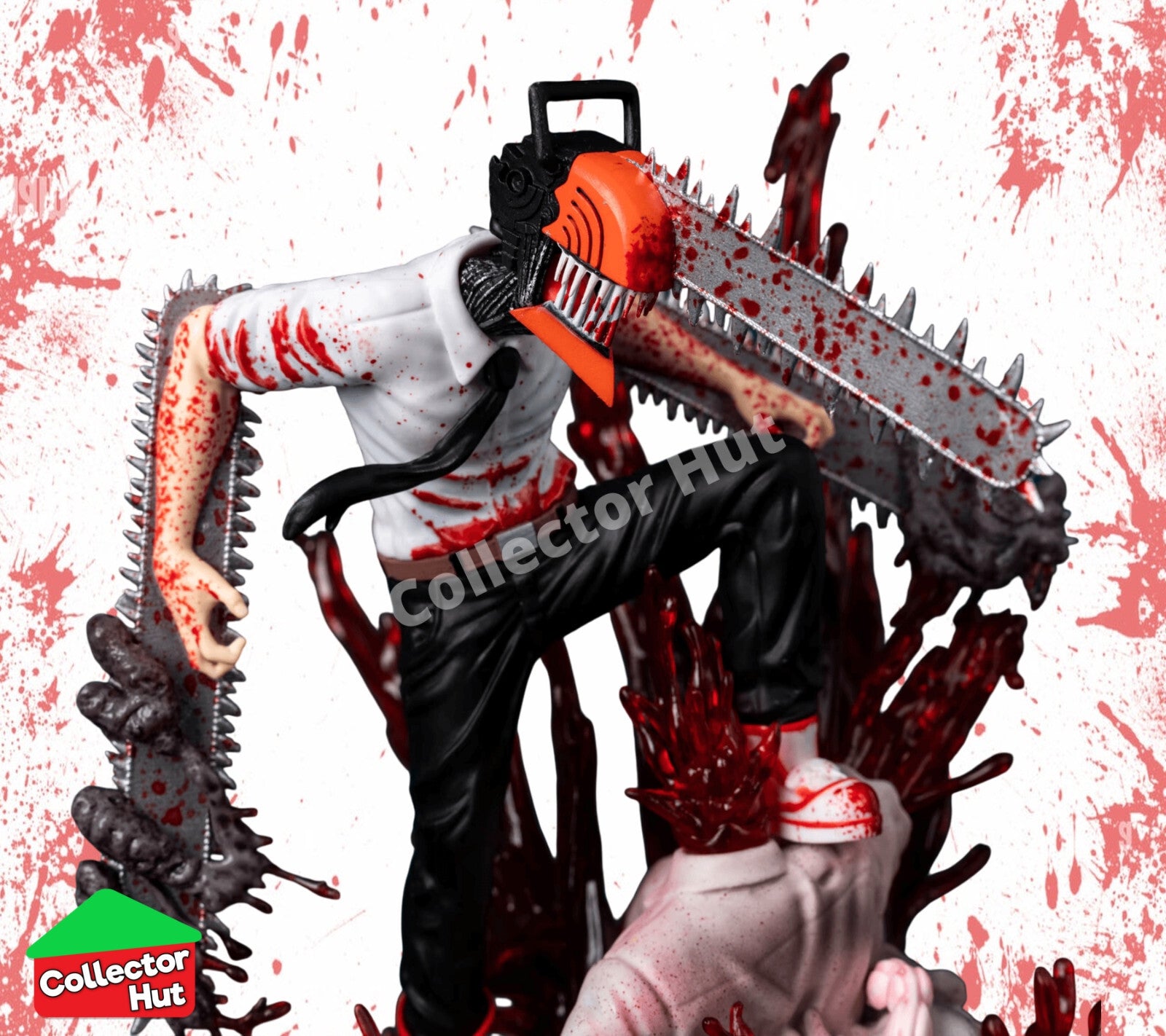 Chainsaw Man Denji Anime Action Figure 28cm Character Collectible Model Statue