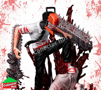 Chainsaw Man Denji Anime Action Figure 28cm Character Collectible Model Statue