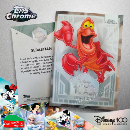 Disney 100 Topps Chrome 2023 Base Cards 1-100 Pick Singles to Complete Your Set