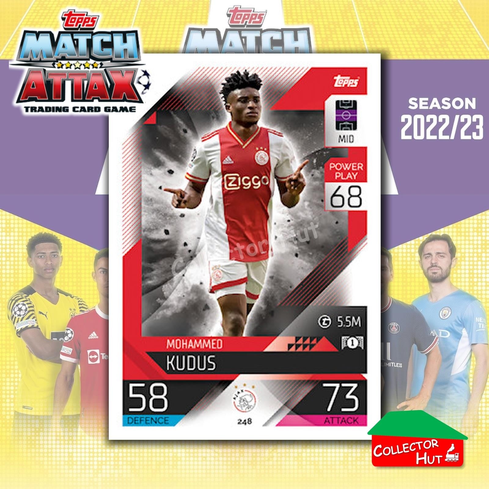 Topps Match Attax Europa Champions League 2022/23 TCG Trading Cards Base 190-387
