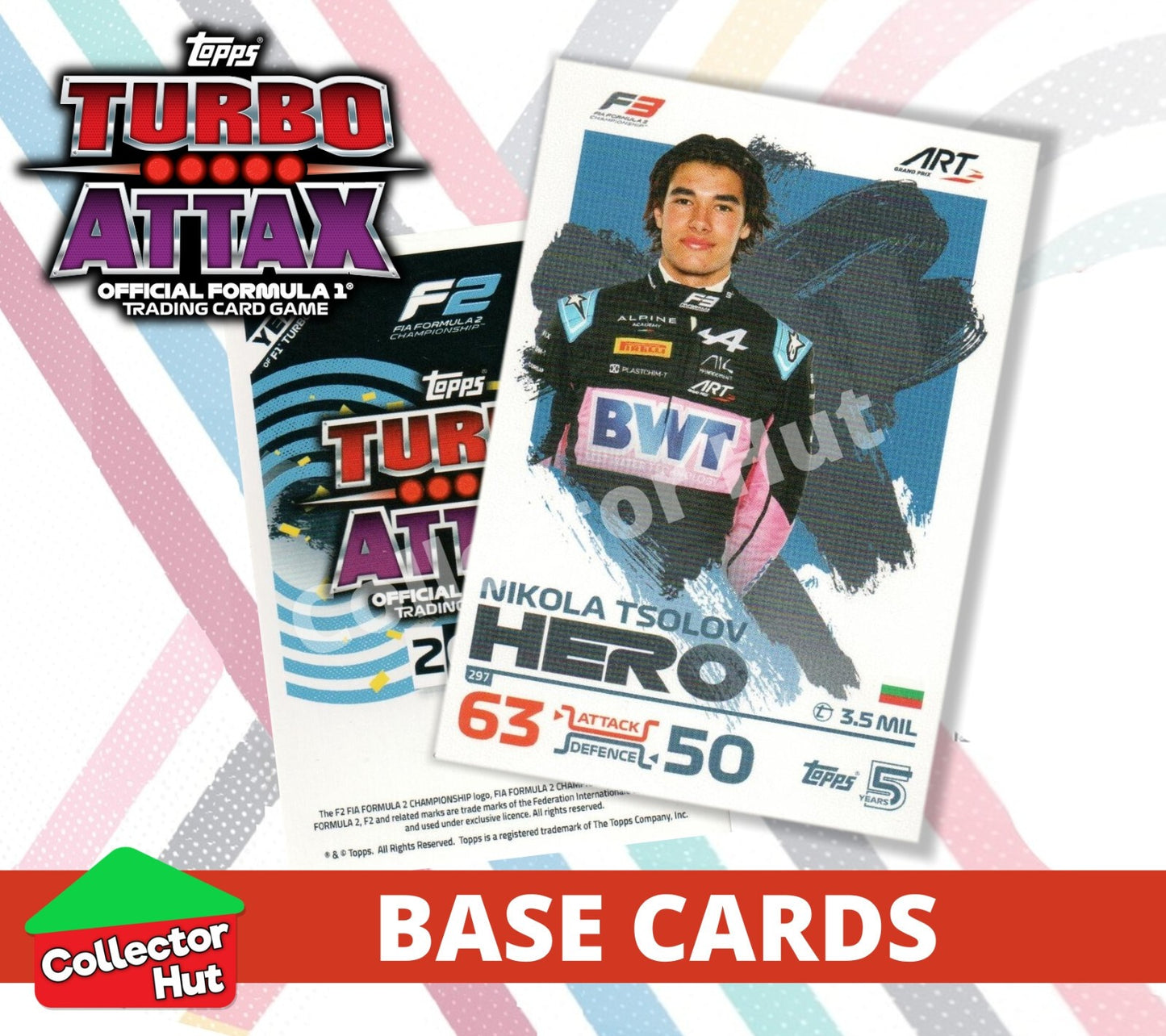 Topps Turbo Attax Formula 1 F1 2024 #167-312 Base Cards YOU CHOOSE