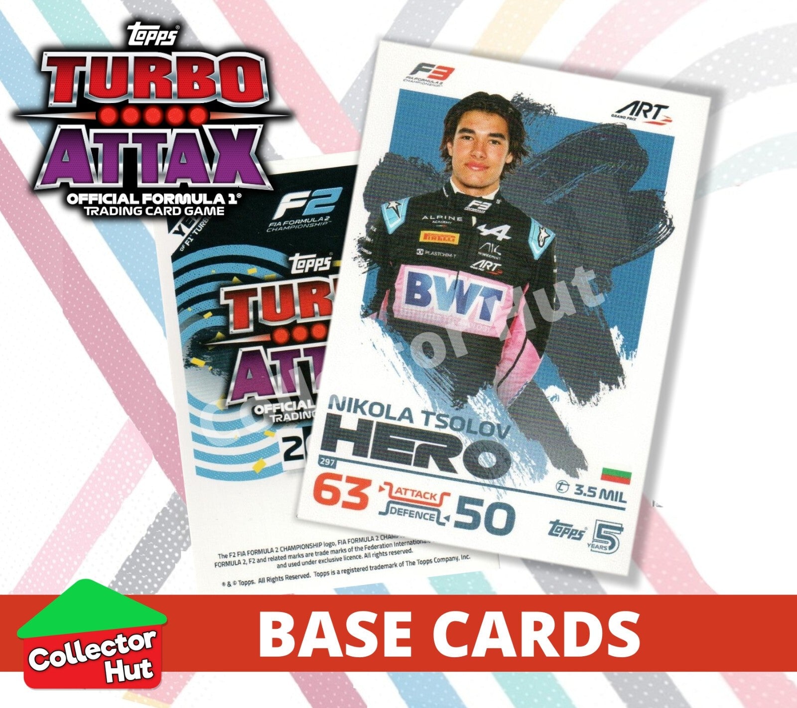 Topps Turbo Attax Formula 1 F1 2024 #167-312 Base Cards YOU CHOOSE