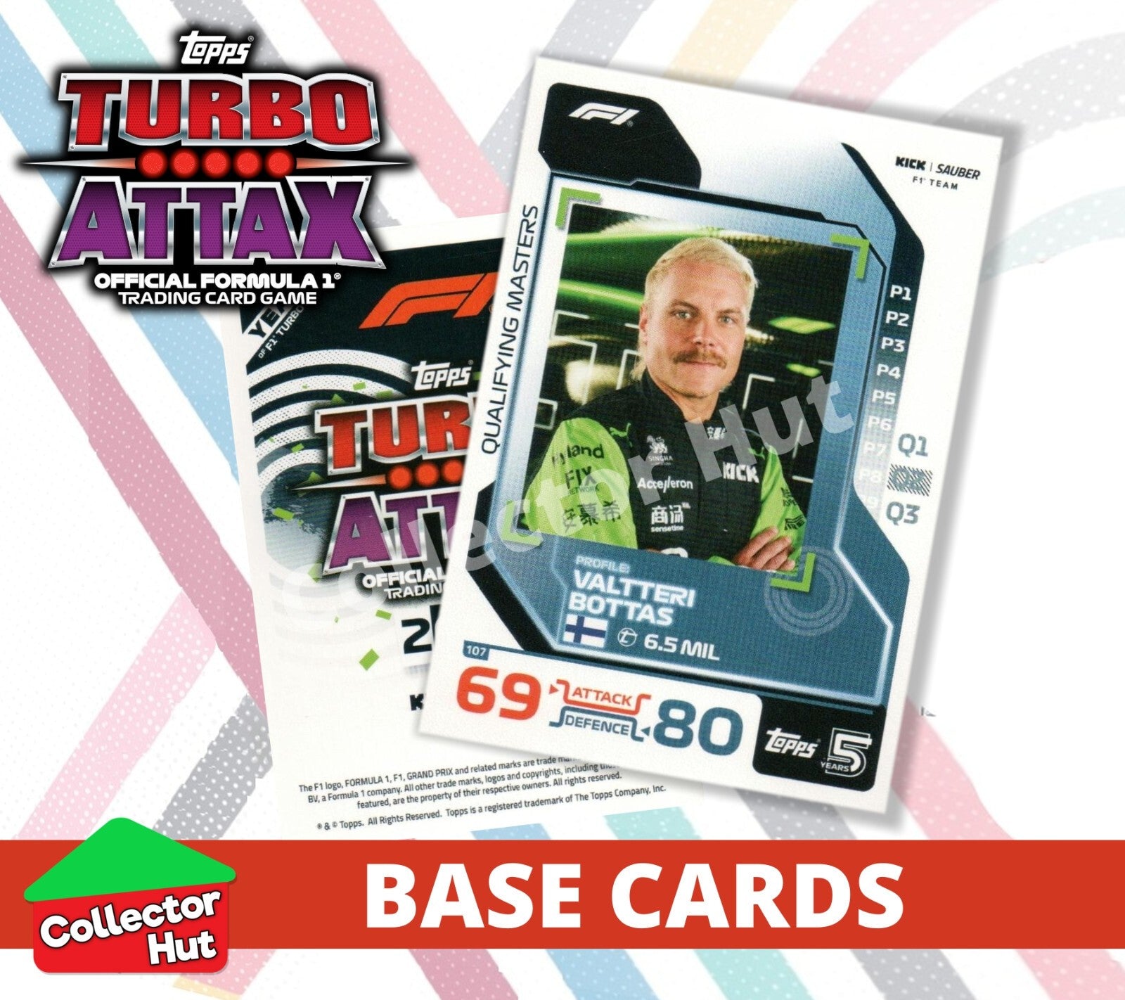 Topps Turbo Attax Formula 1 F1 2024 #1-166 Base Cards YOU CHOOSE