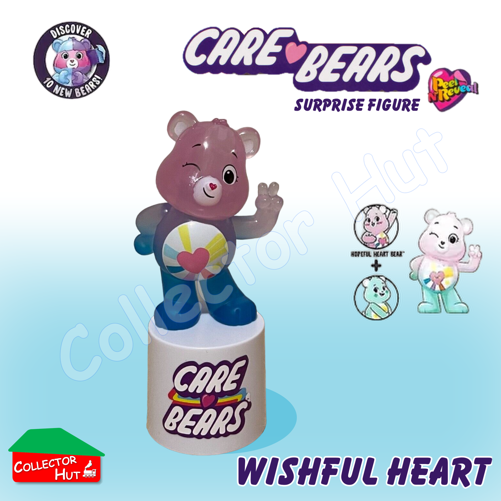 Care Bears Peel N' Reveal Surprise Figures (Identified)