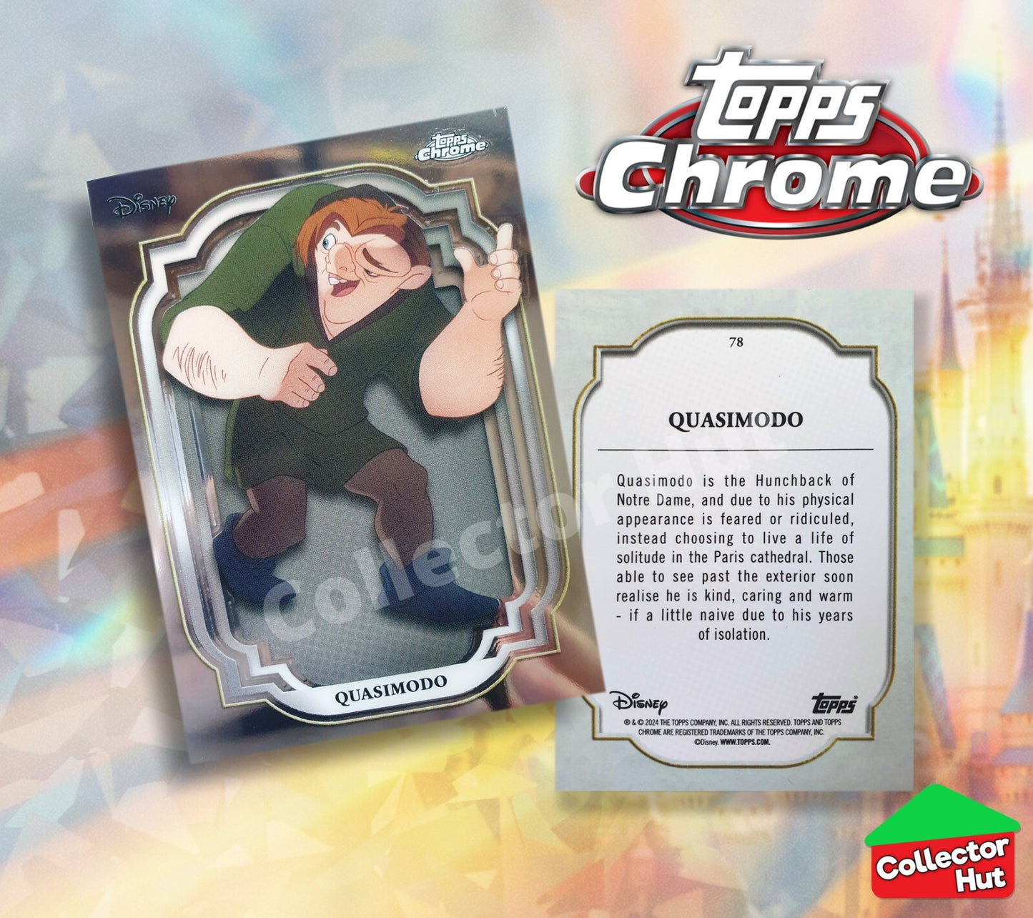 Disney Topps Chrome 2024 Base Cards 1-200 Pick Singles to Complete Your Set