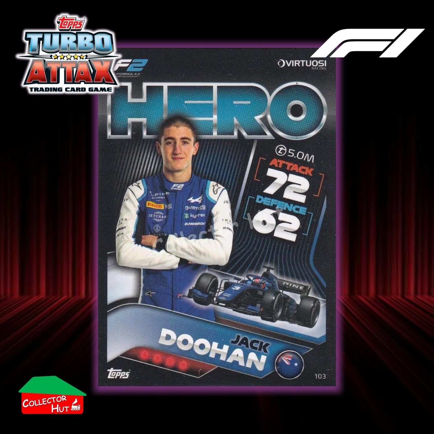 Topps Turbo Attax Formula 1 F1 2022 #1-131 Base Cards YOU CHOOSE