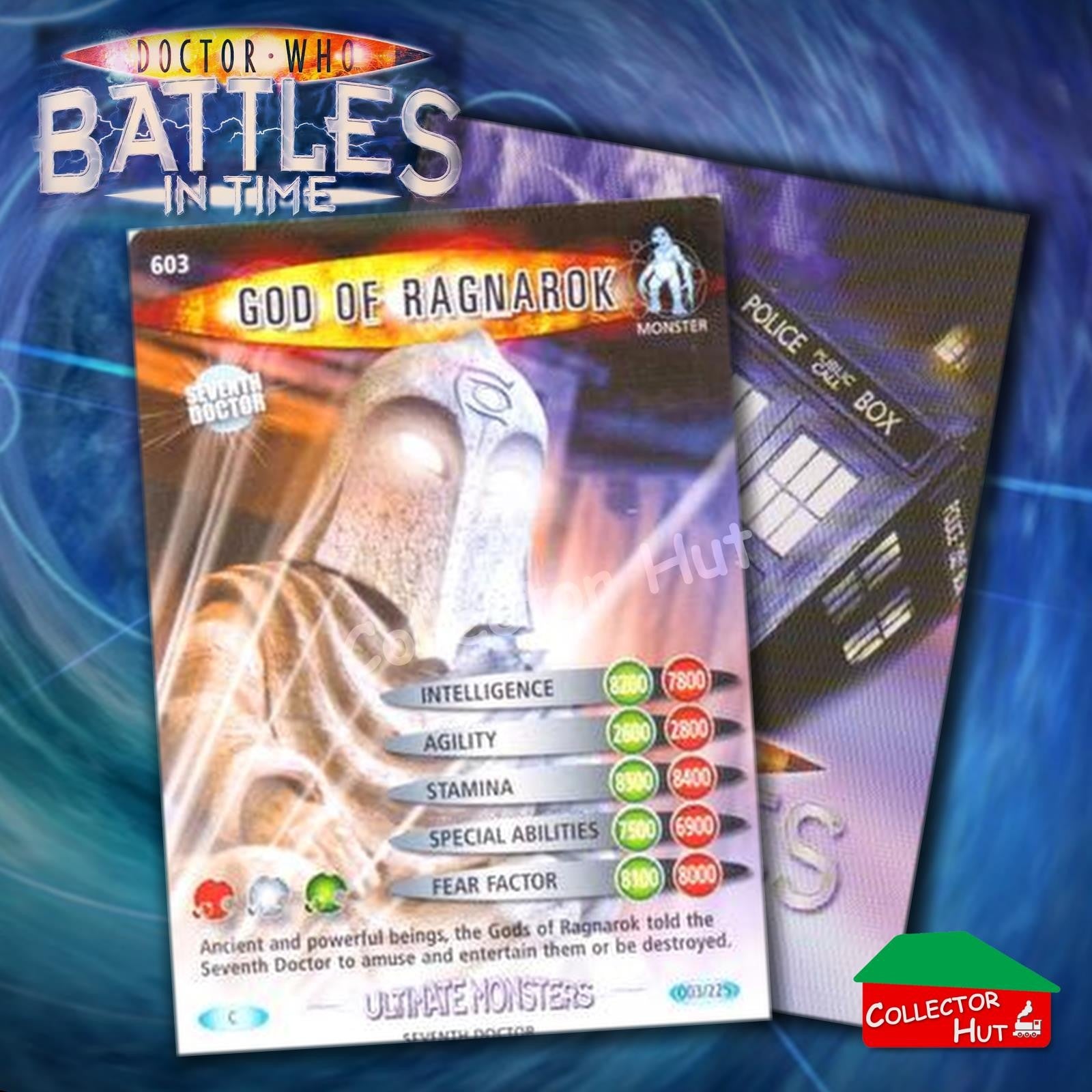 DOCTOR WHO Battles in Time #601-825 ULTIMATE MONSTERS RARE & COMMON Cards