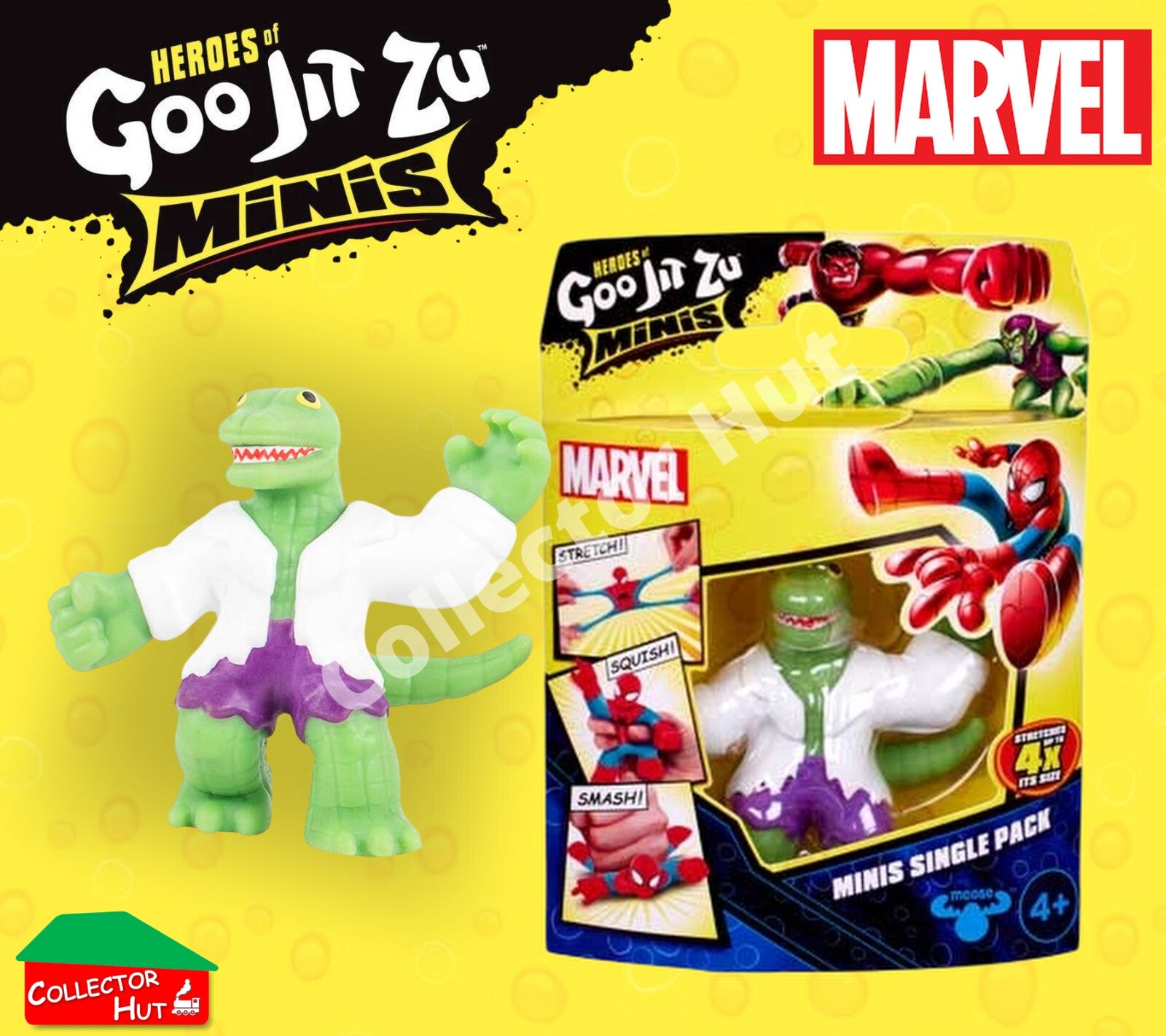 Heroes of Goo Jit Zu Minis Marvel Stretchy Sensory Toys to Collect!