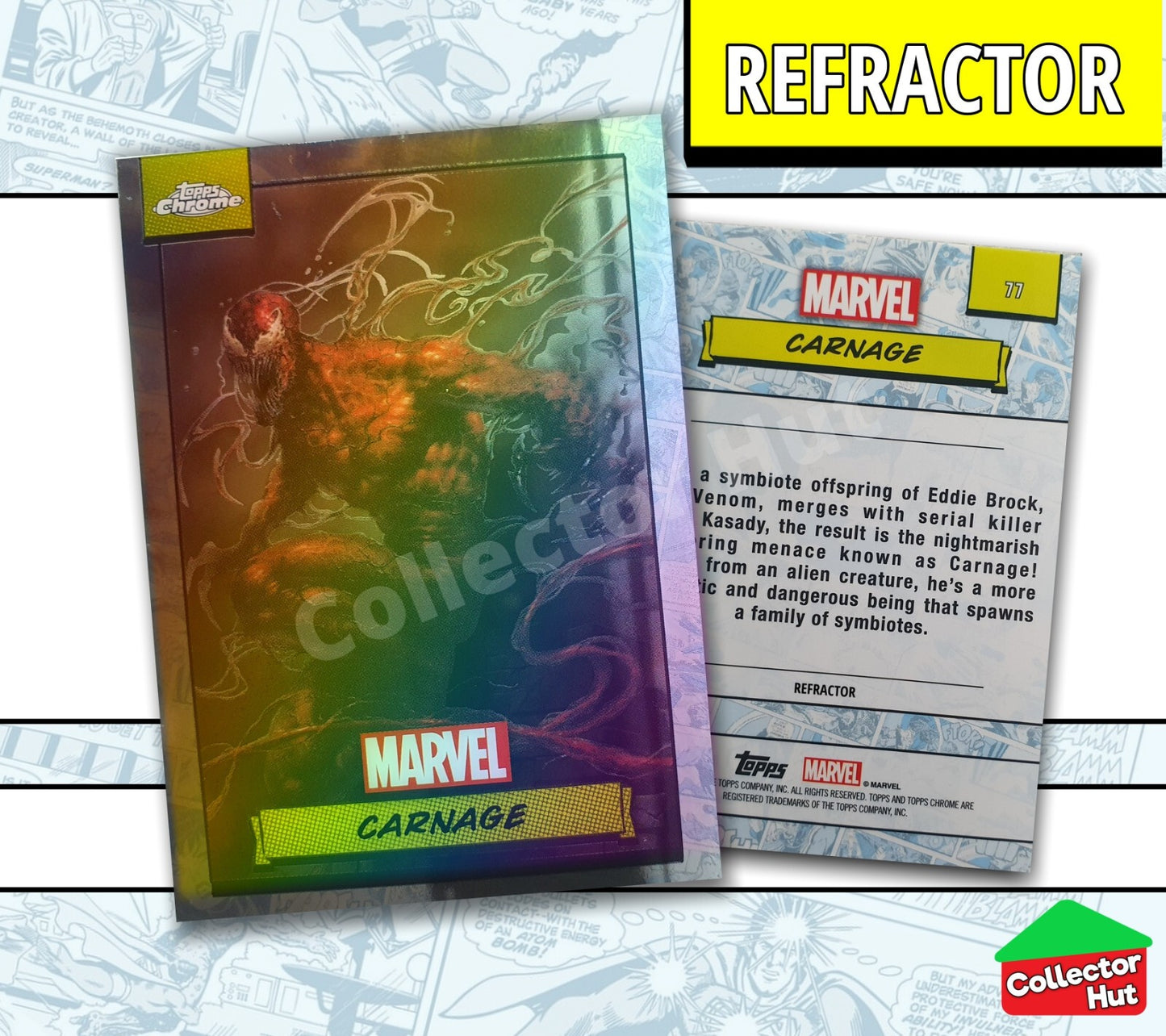 Marvel Topps Chrome 2024 REFRACTOR Card Collection YOU CHOOSE