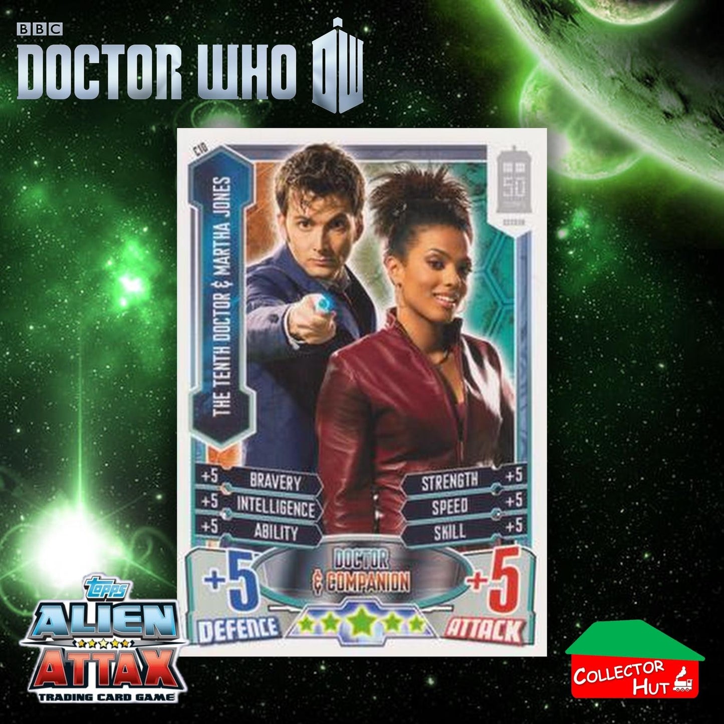 Topps Doctor Who Alien Attax 50th Anniversary Edition Companion Timeless Cards