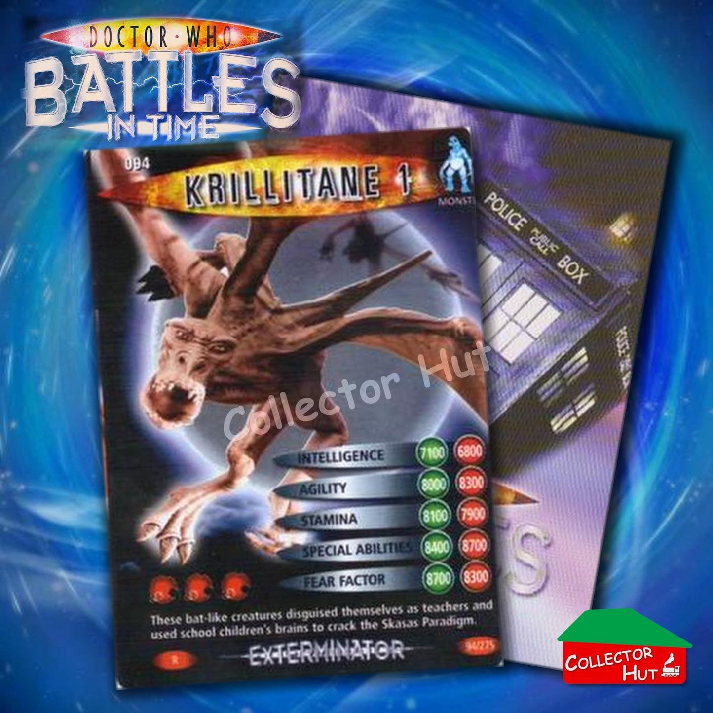 DOCTOR WHO Battles in Time #1-139 EXTERMINATOR RARE & COMMON Cards YOU CHOOSE