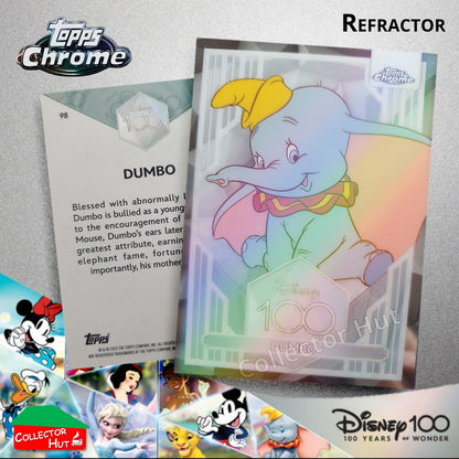 Disney 100 Topps Chrome 2023 REFRACTOR Cards 1-100 Pick Singles