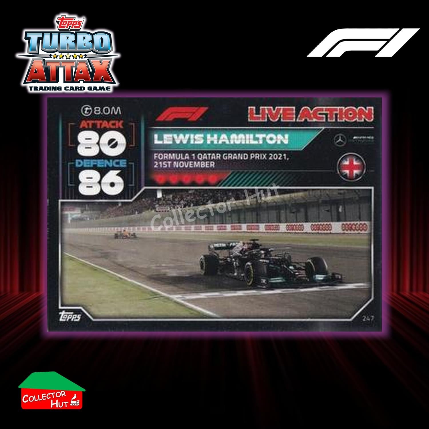 Topps Turbo Attax Formula 1 F1 2022 #136-279 Base Cards YOU CHOOSE