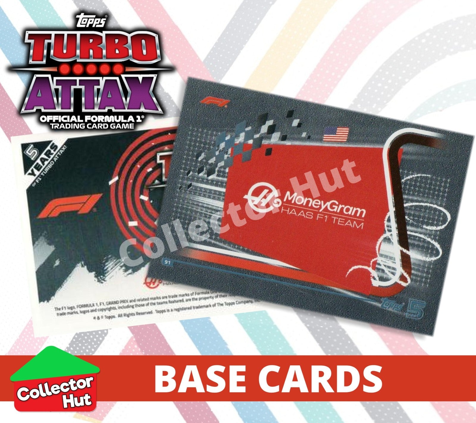 Topps Turbo Attax Formula 1 F1 2024 #1-166 Base Cards YOU CHOOSE