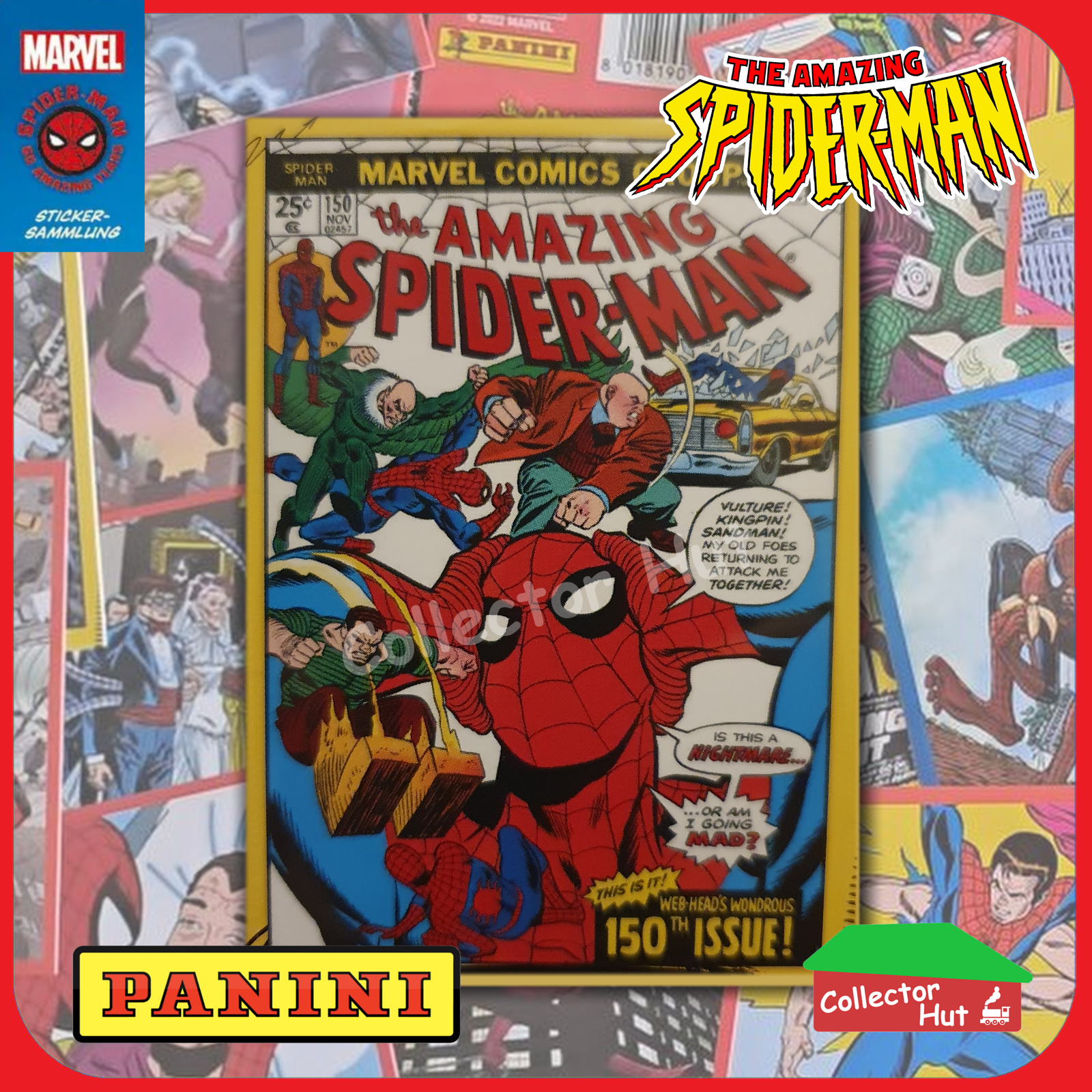 Panini The Amazing Spider-Man 60th Anniversary Trading Cards Singles 1-60