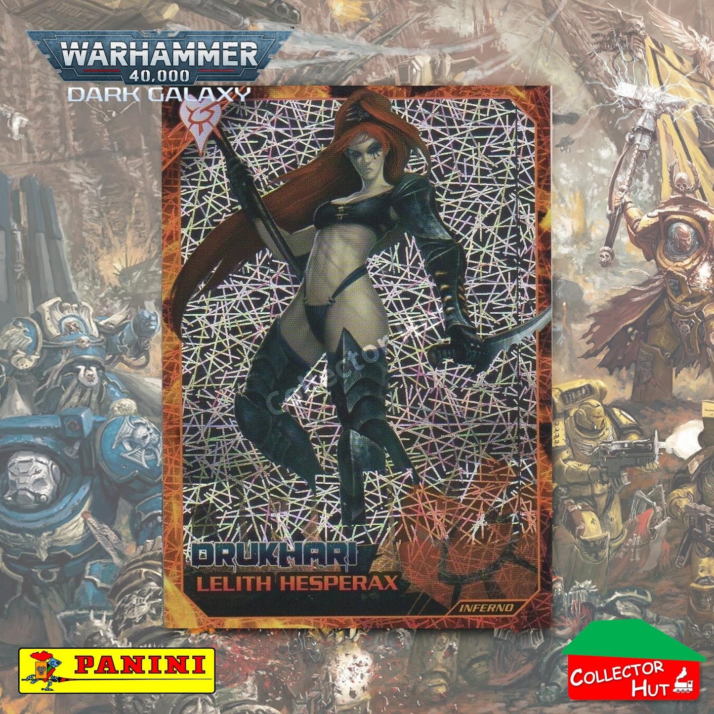 PANINI Warhammer 40,000 Dark Galaxy Webway Inferno Adamantium Limited FOIL Cards