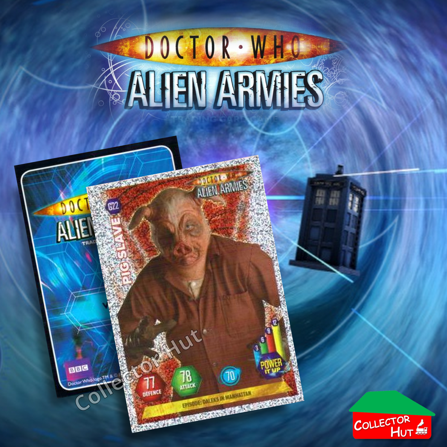 DOCTOR WHO Alien Armies Trading Cards Glitter Super Emboss Foil Cards