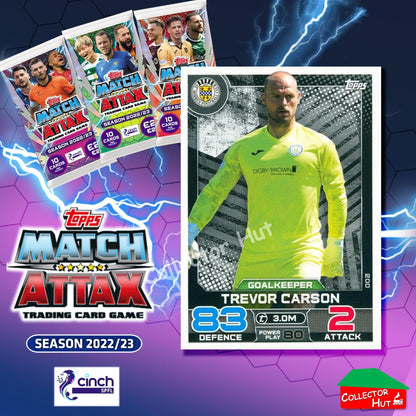 TOPPS MATCH ATTAX SPFL 2022/23 #163-264 Choose Your Card