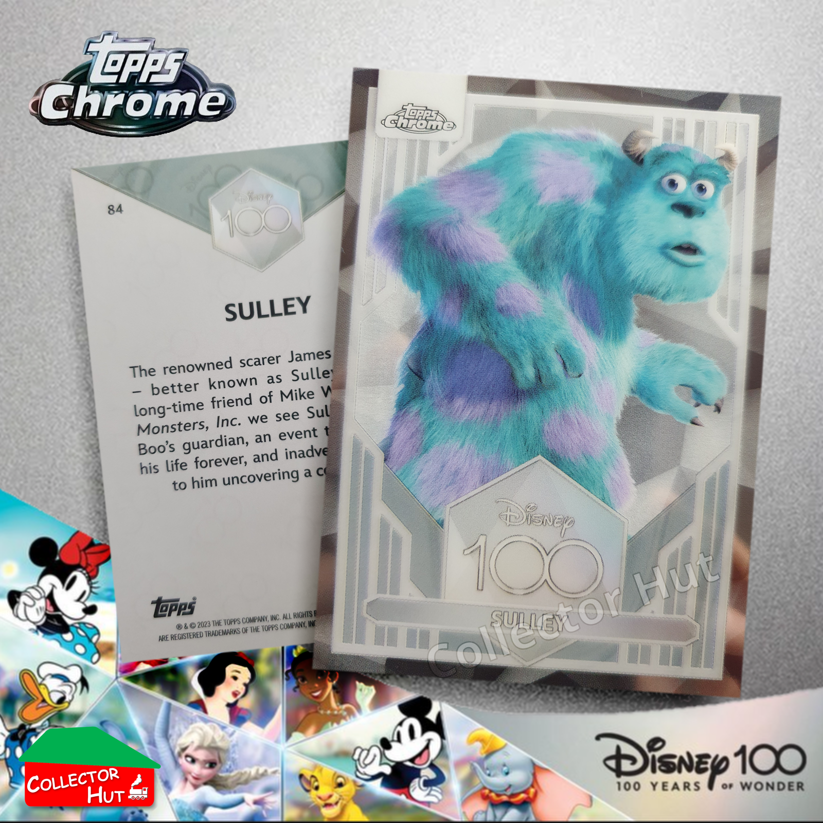 Disney 100 Topps Chrome 2023 Base Cards 1-100 Pick Singles to Complete Your Set