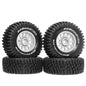 RC Model Wheels Tyres 12mm Hub 73mm x 34mm 38g 4pcs Set Car Truck MN168 WPL