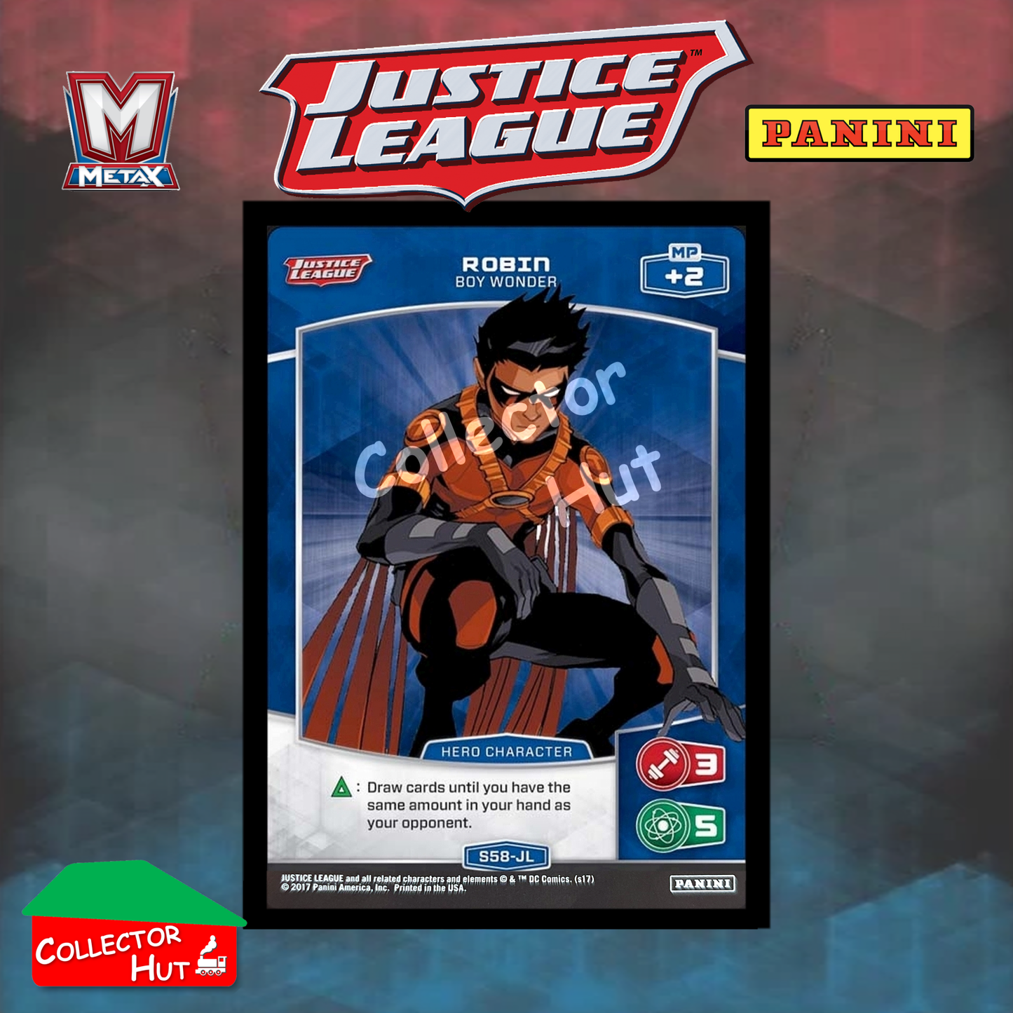Panini MetaX DC Justice League Cards S1-S72 Choose Your Singles
