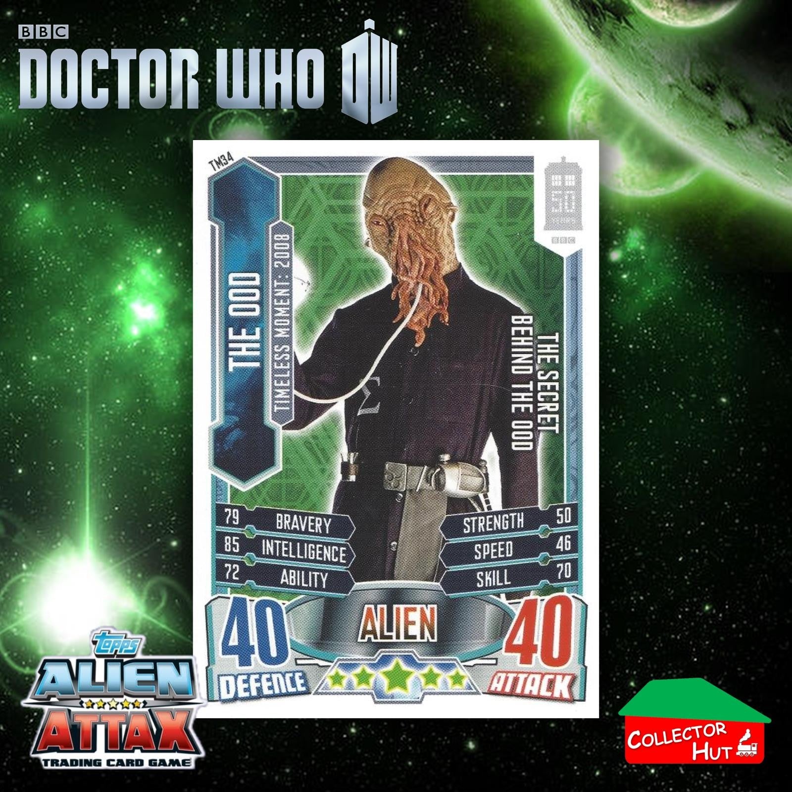 Topps Doctor Who Alien Attax 50th Anniversary Edition Companion Timeless Cards