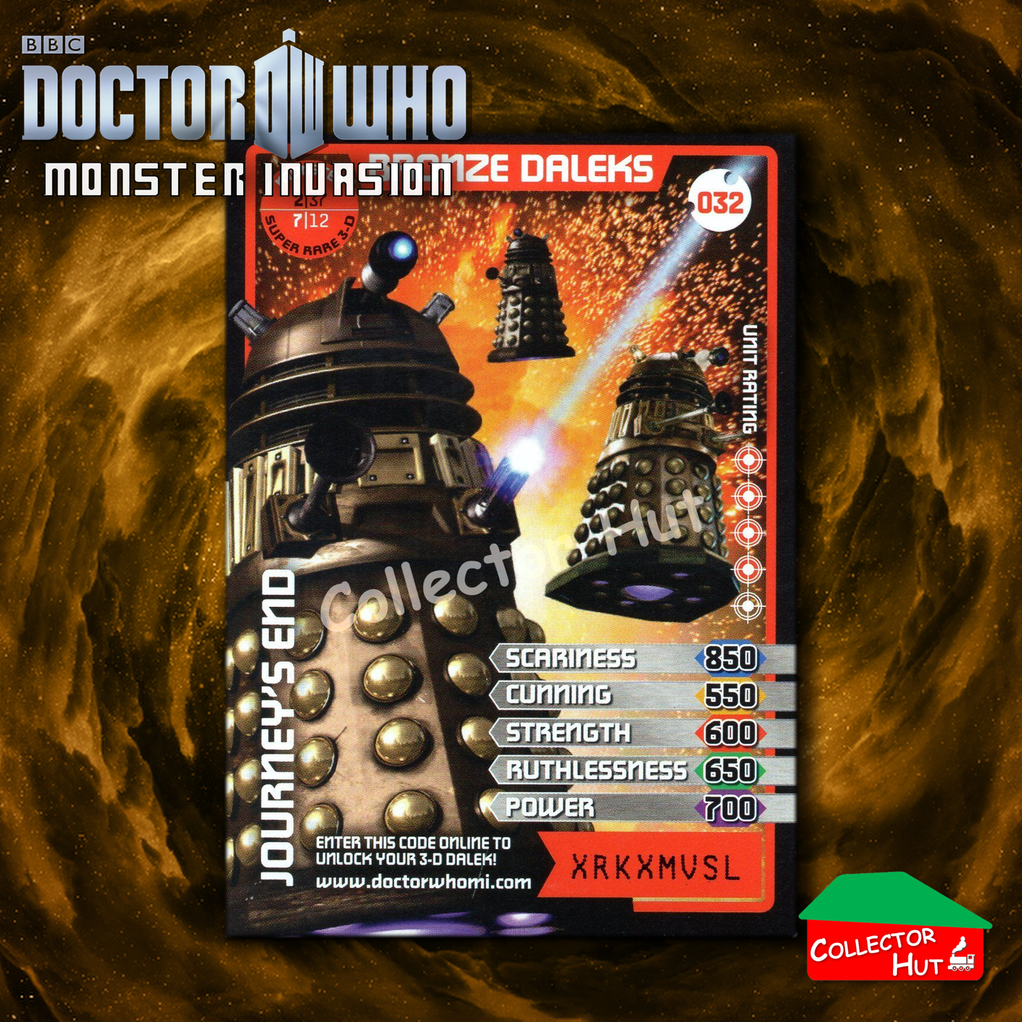 DOCTOR WHO Monster Invasion SUPER & ULTRA RARE Cards YOU CHOOSE