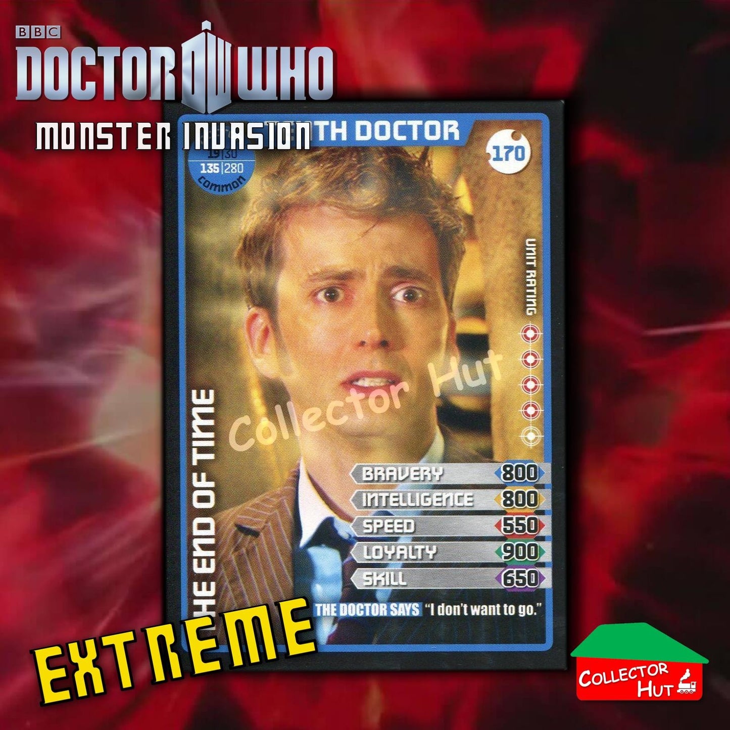 DOCTOR WHO Monster Invasion EXTREME Cards 166-344 New Fresh & Sleeved YOU CHOOSE