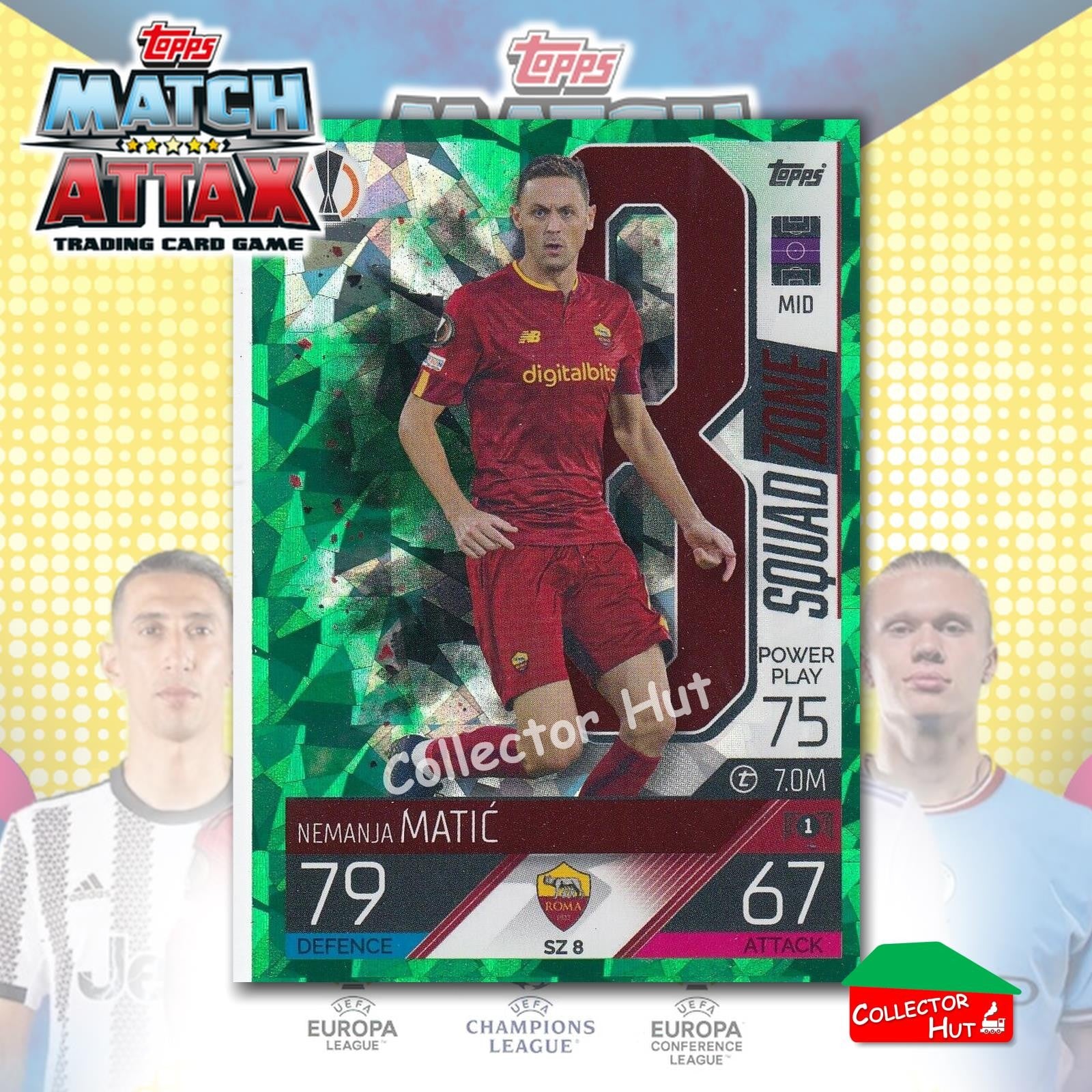 Topps Match Attax Extra 2022/23 Parallel CRYSTAL & EMERALD Cards YOU CHOOSE