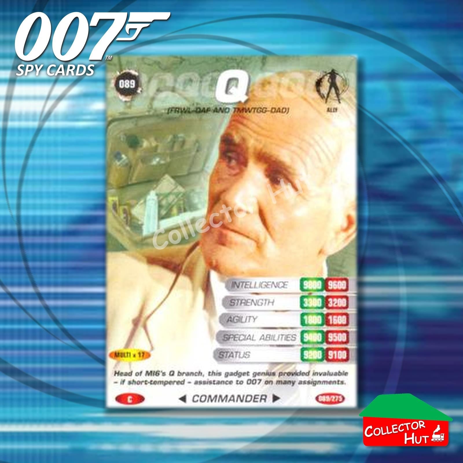James Bond 007 Commander Spy Cards BASE COMMON YOU CHOOSE
