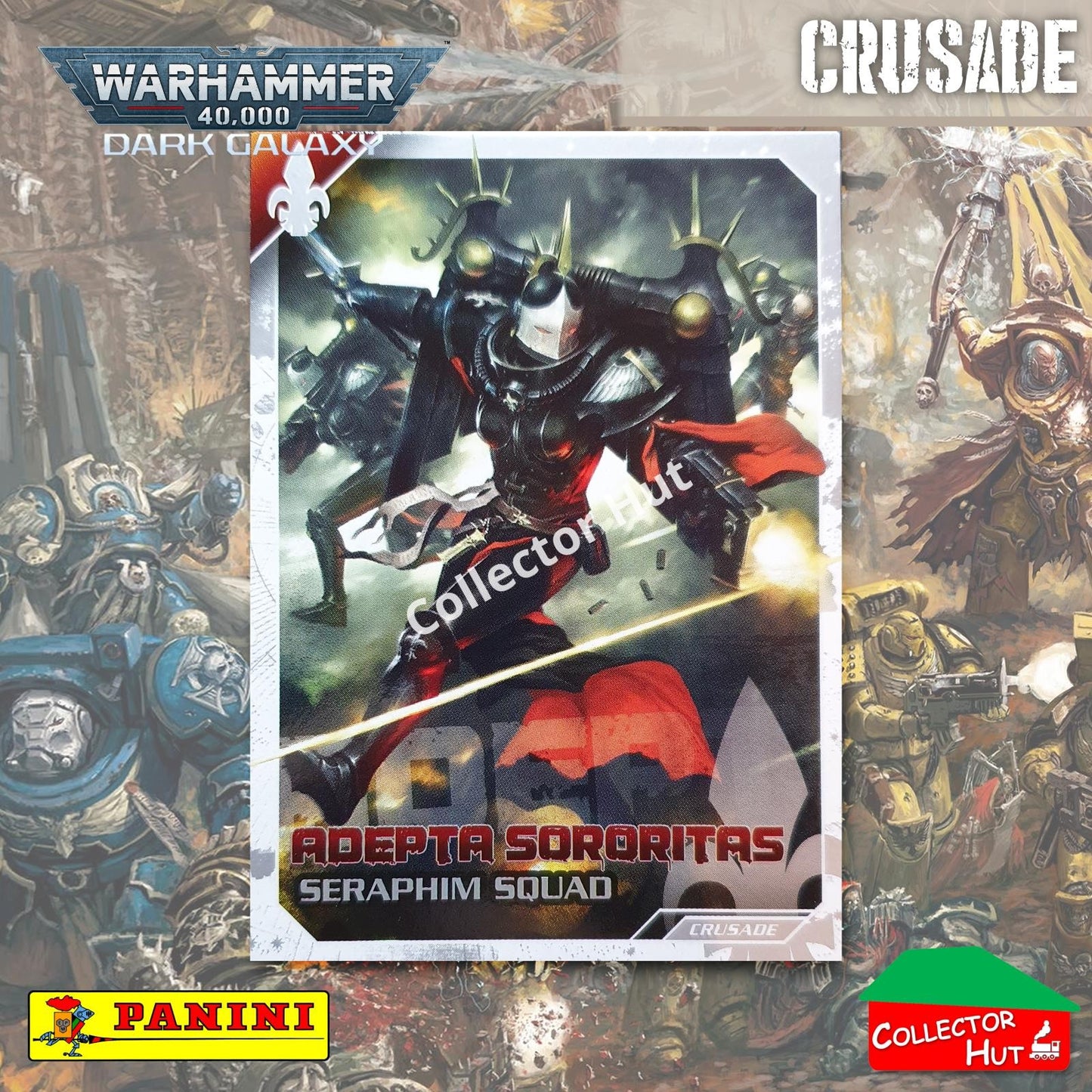 PANINI Warhammer 40,000 Dark Galaxy Parallel Trading Card Crusade Vanguard Purge